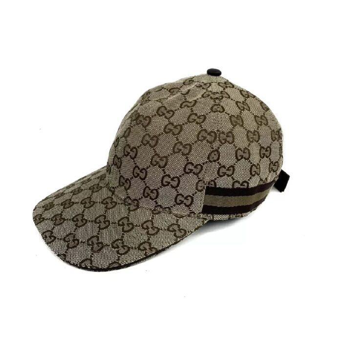 Gucci GG Monogram Canvas Baseball Cap - Beige