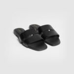 H&M Leather Slides