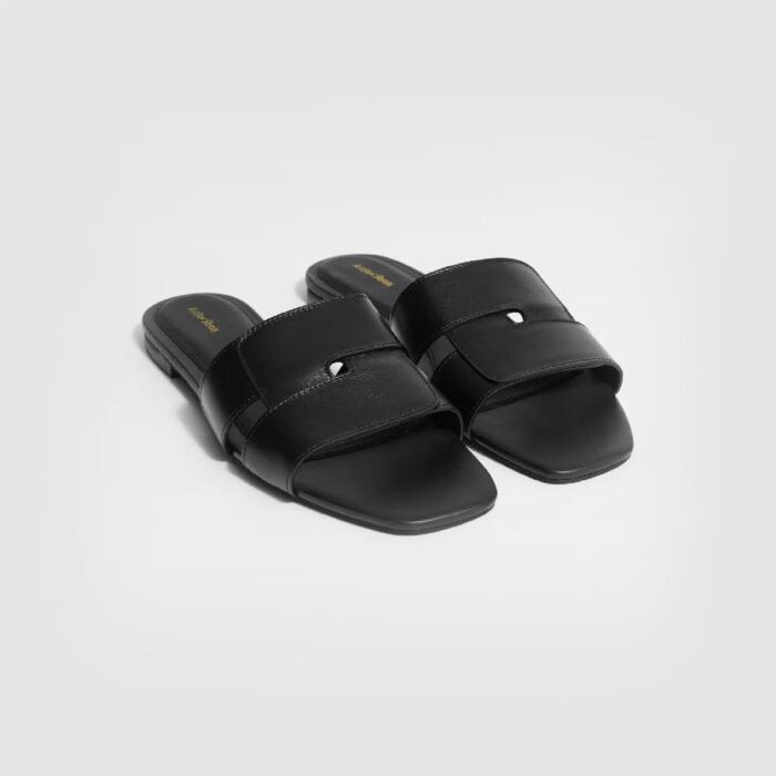 H&M Leather Slides